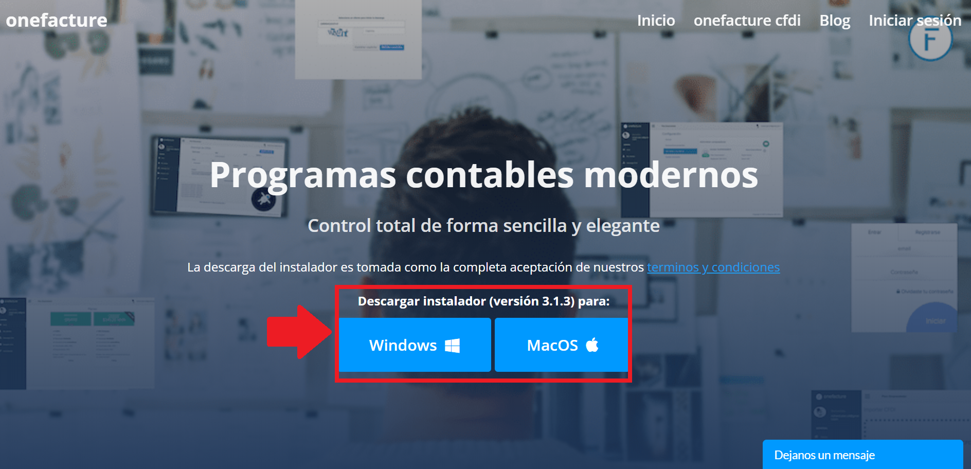 Descarga del programa